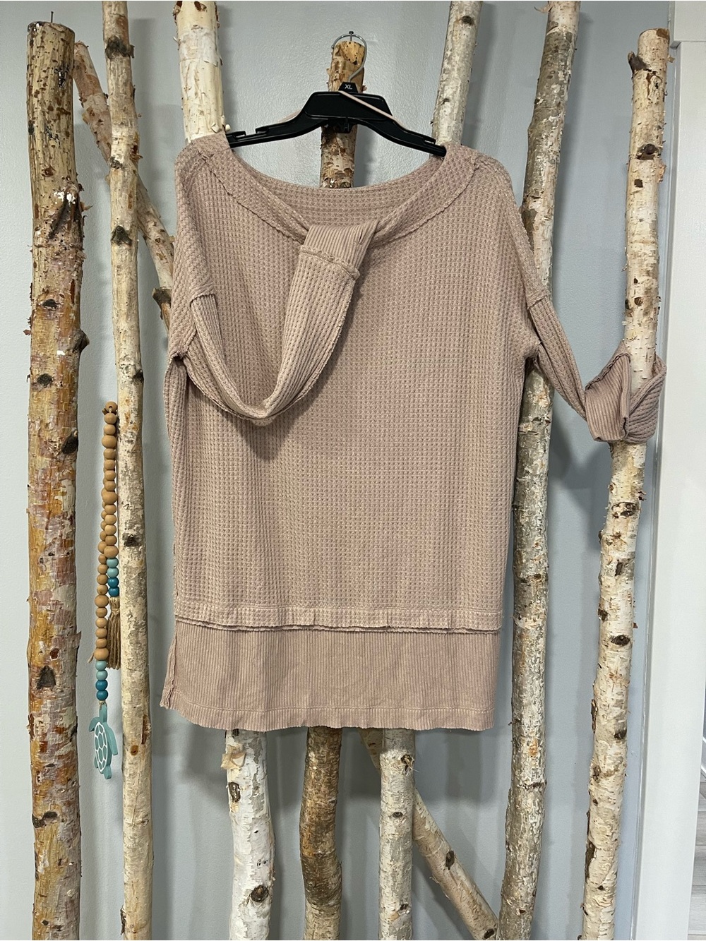 Free People waffle Top NWOT